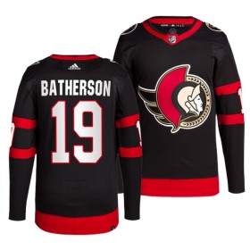 Ottawa Senators Hockeydrakt Drake Batherson 19 Svart Adidas Authentic - Herre
